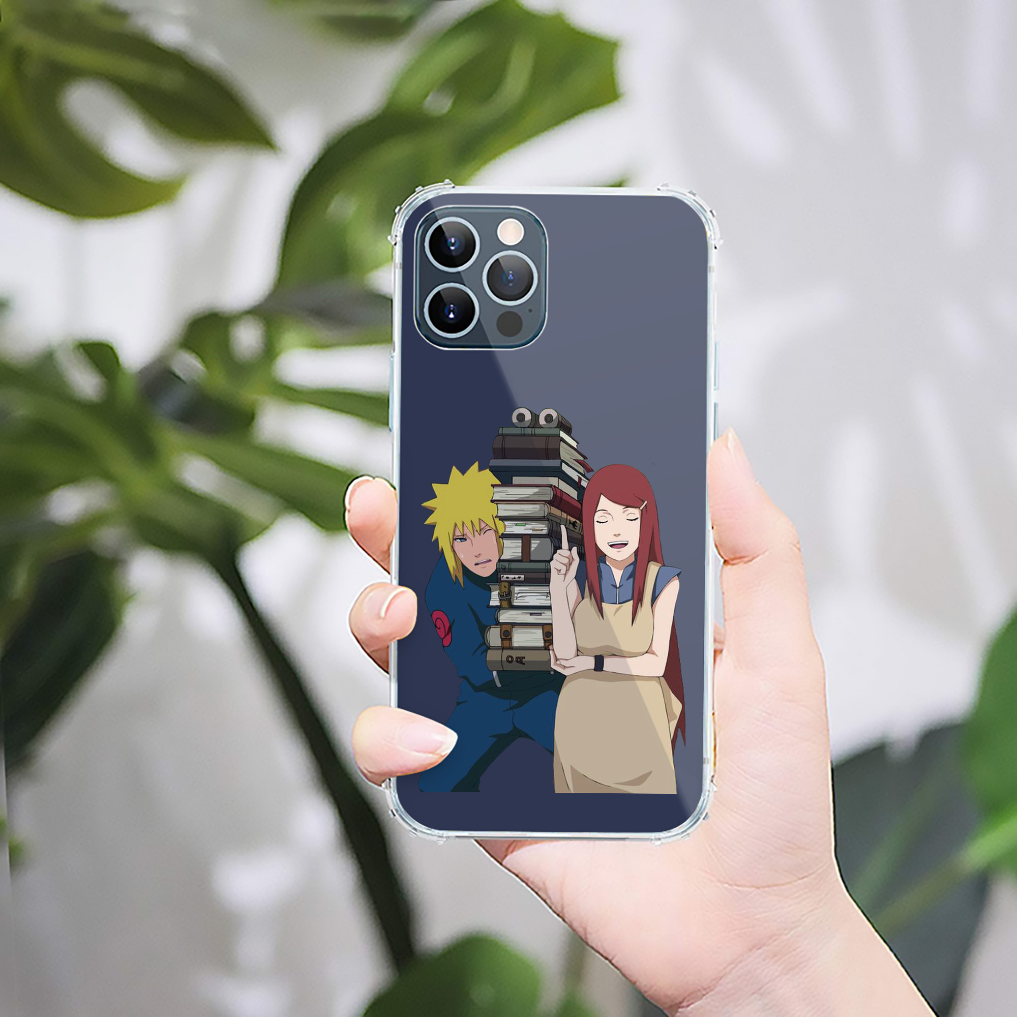 （画像用） NARUTO -ナルト- 波風 ミナト Namikaze Minato 【iPhone 12シリーズ対応】透明スマホケース（クリアソフトケース）